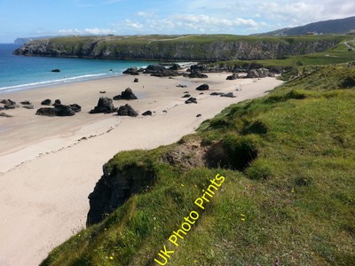 Foto 8x6 Sango Bay von Sango Sands Campingplatz Durness c2015
