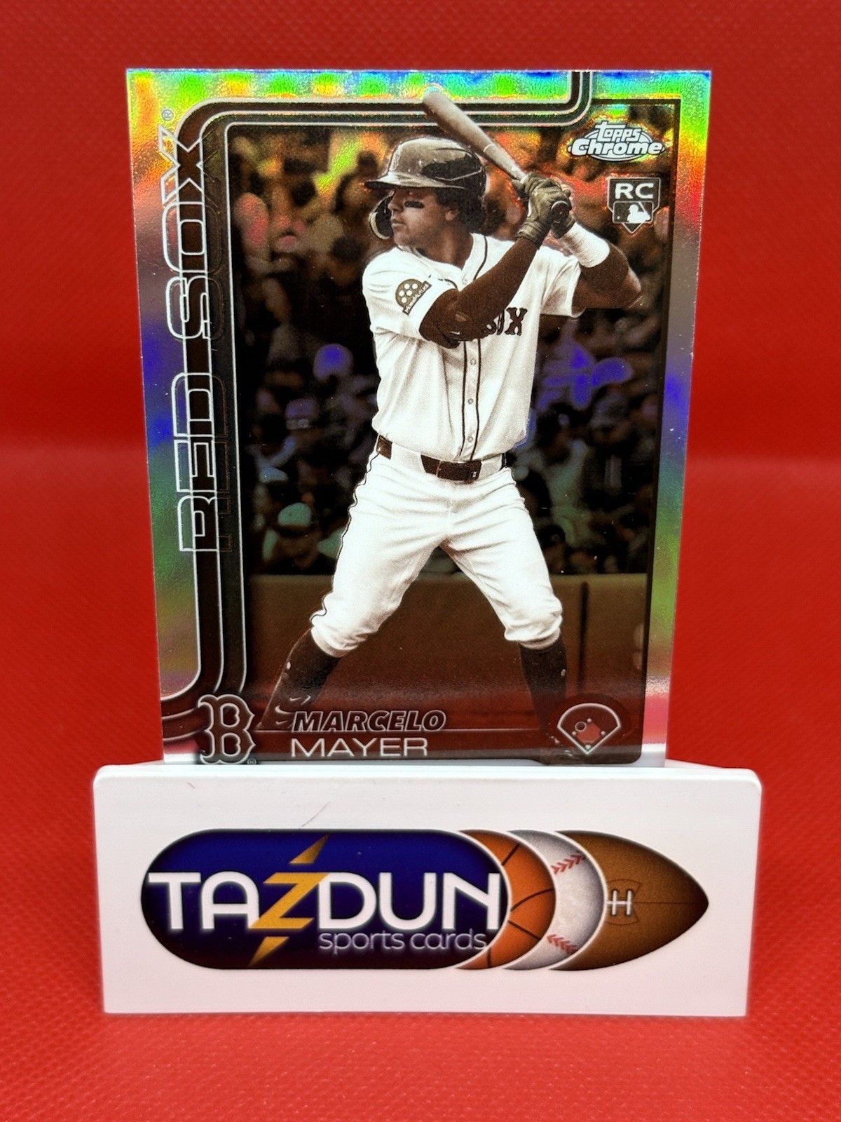 2025 Topps Chrome Update Marcelo Mayer #USC9 Rookie Sepia Refractor