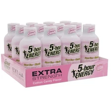5-hour ENERGY Shot, Extra Strength Cotton Candy , 1.93 Oz, 12 Count. Energy Shot
