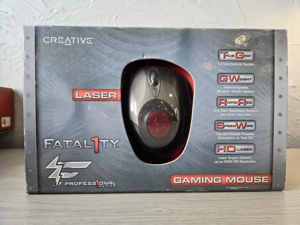 NEU SELTEN Fatality Creative Laser Gaming Maus selten Fatal1ty