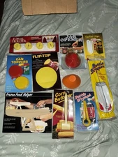Lot Of Kitchen Gadgets Vintage Can Topper Scraper Jar Opener 1980s