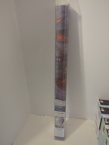 ArtScape Decorative Window Covering Elderberry 24" x 36" Textured Glass Effect - Picture 2 of 6
