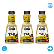 Tau Delta - Aderezo Mostaza Dulce 320 Grm X3 Unidades