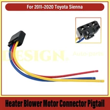 1PC Heater Blower Motor Connector Pigtail 87103-0C051 For Toyota Sienna 2011-20