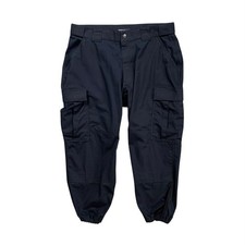 5.11 Tactical Pants Mens XL Short Inseam Navy Cargo Pockets Tapered Hemline