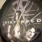 Disturbed Music Theme Round Analog Wall Clock, Black/Gray, Battery-Operated — photo 4