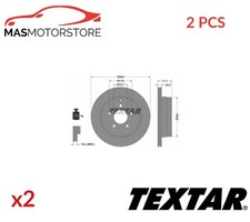 BREMSSCHEIBEN SATZ PAAR TEXTAR 92165503 2PCS A FÜR CHEVROLET CAPTIVA