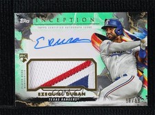 2023 Topps Inception Green 86/99 Ezequiel Duran #IAP-ED Patch Auto 11o2