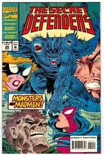 THE SECRET DEFENDERS # 20 - 1994 Marvel (vf-) Doctor Druid  Venom  (B)