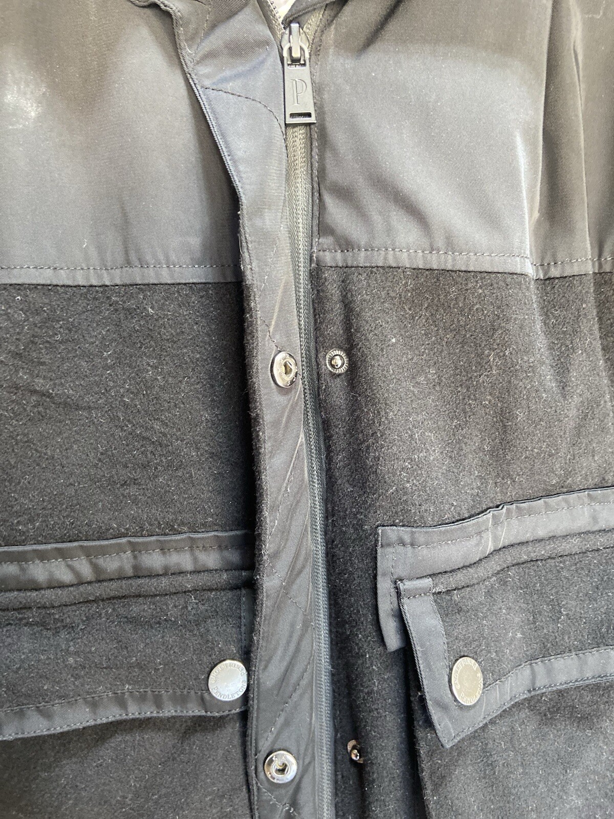 Pendleton Parka Hooded Women's Jacket Wool Vtg Ge… - image 3