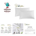 Indulge in Luxury: 600 Thread Count King Pillowcase Set - Soft & Hypoallergenic