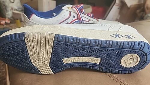 Zapato de Baloncesto RETRO British Knights Vintage Talla 9.5 Usado en Excelente Condición Rojo Blanco Azul - Imagen 8 de 10