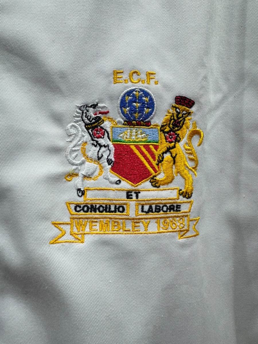 MANCHESTER UNITED RETRO FOOTBALL SOCCER TRACK JACKET SCORE DRAW