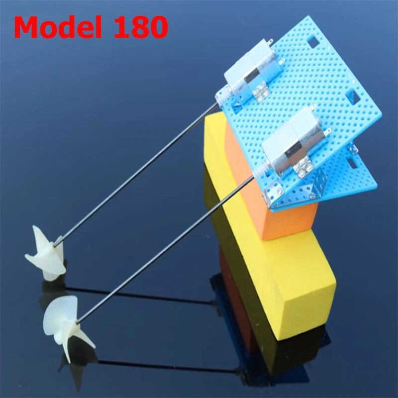 Boot Schiff Modellbausatz Twin Dual Motor Fernbedienung Elektro Propeller Modell - Bild 3 von 4