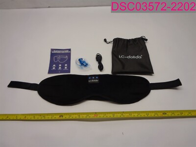 LC-dolida Sleep Mask Bluetooth 5.2 Sleep Headphones