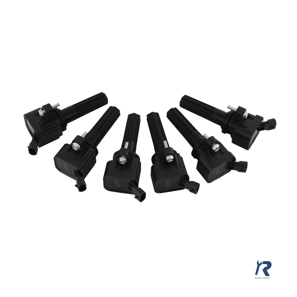 Ignition Coils Set of 6 fit for Chevrolet GMC Hummer Saab Buick 2.9L-4.2L UF497 - Image 3 of 4