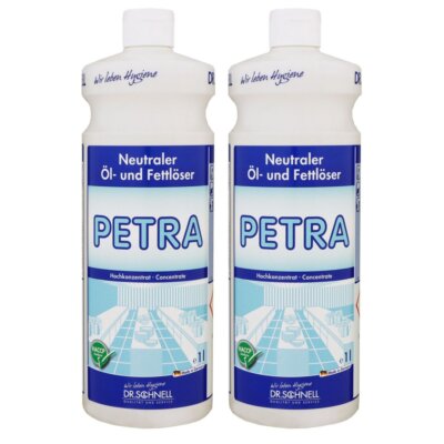 Dr. Schnell Petra Konzentrat 2 x 1 Liter Neutraler Fett & Öl löser Oberflächen