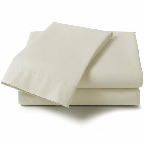 Percale Extra Large Pillow Case Pair 22x31 PillowcasesCream Pillowcases