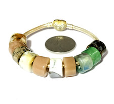 10 Pcs. Attractive Multi Gemstone Big Hole Beads Large Hole Beads 12x8mm Beads