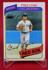 Fred Lynn All-Star 1980 Baseball Card TOPPS #110