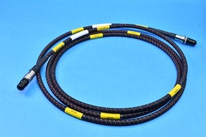 10' Times Microwave MilTech TNC M RF Test Cable Assembly w/ SMA Male Connector A