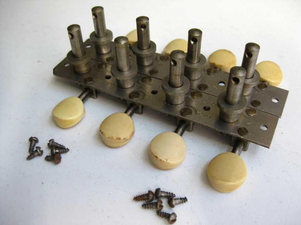 Vintage 1910's Martin Mandolin Waverly Tuners Set for Project Upgrade - Image 2 of 4