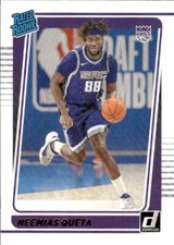 2021-22 Donruss #206 Neemias Queta RC Sacramento Kings Basketball