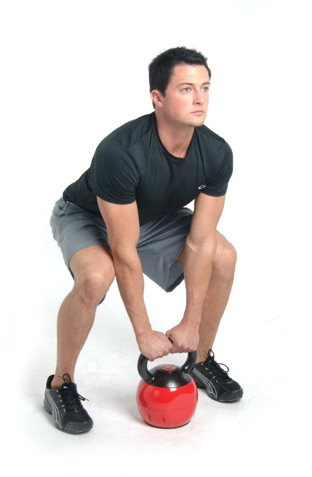 Chaleira ajustável Stamina 05-3036 - 36 libras Versa-Bell ajustável de 16-36 lb - Imagem 3 de 4