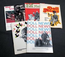 SIX Issues DOLL NEWS Magazine 1975-1979 United Federation of Doll Clubs Info