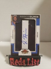 2009-10 Panini Threads 34/700 Jordan Hill #108 Rookie Auto New York Knicks low#