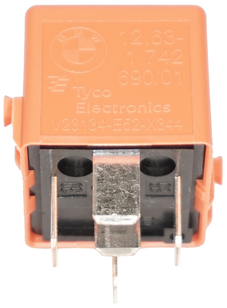BMW Salmon 12 Volt Auto Relay 12631742690 Tyco V23134-E52-X344 New