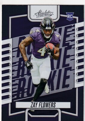 2023 ABSOLUTE RC ZAY FLOWERS BALTIMORE RAVENS ROOKIE FOOTBALL JC