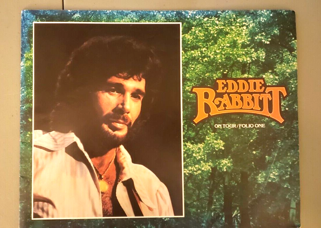Eddie Rabbitt 直筆サイン入りコンサート・プログラム Eddie Rabbit Concert Tour Program 1978 | eBay