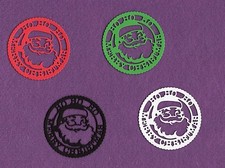 HO HO HO SANTA Christmas die cuts scrapbook cards