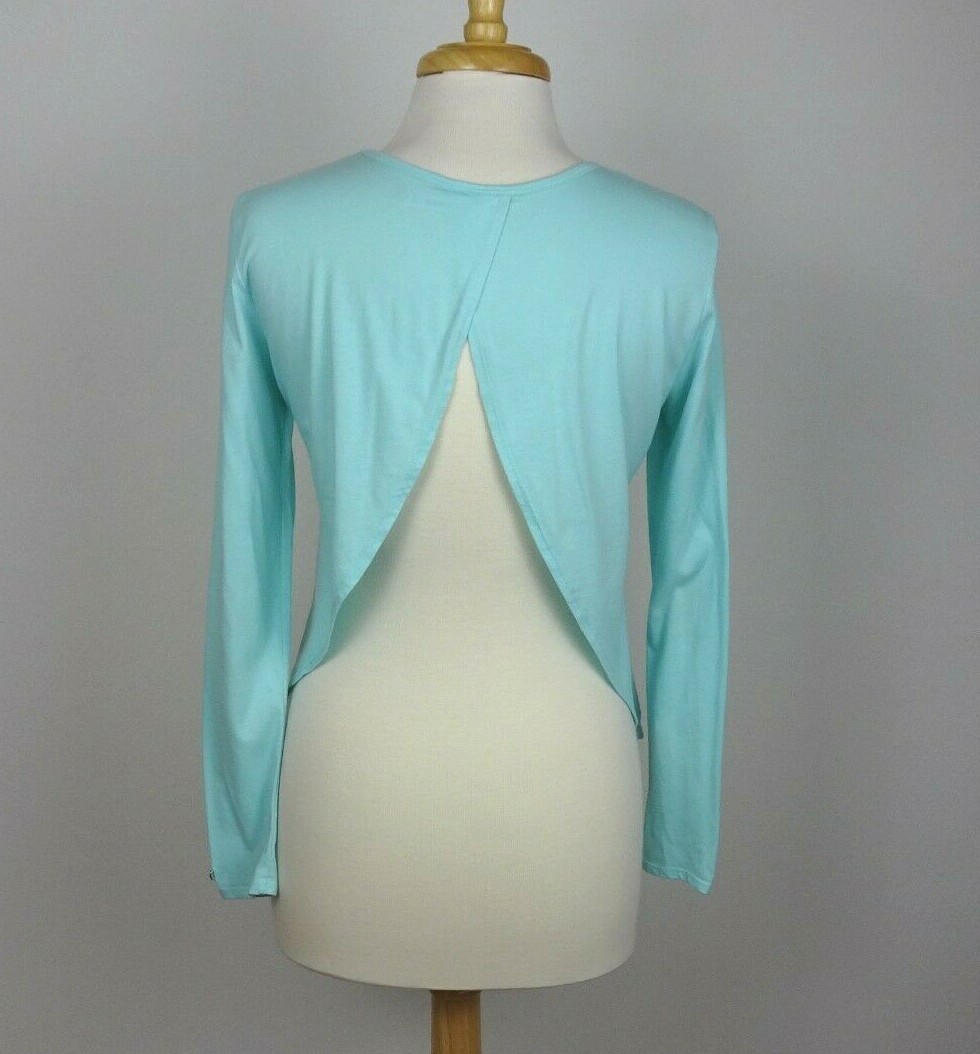 Fabletics Millie Split Back Athletic Tee Top Mint… - image 1