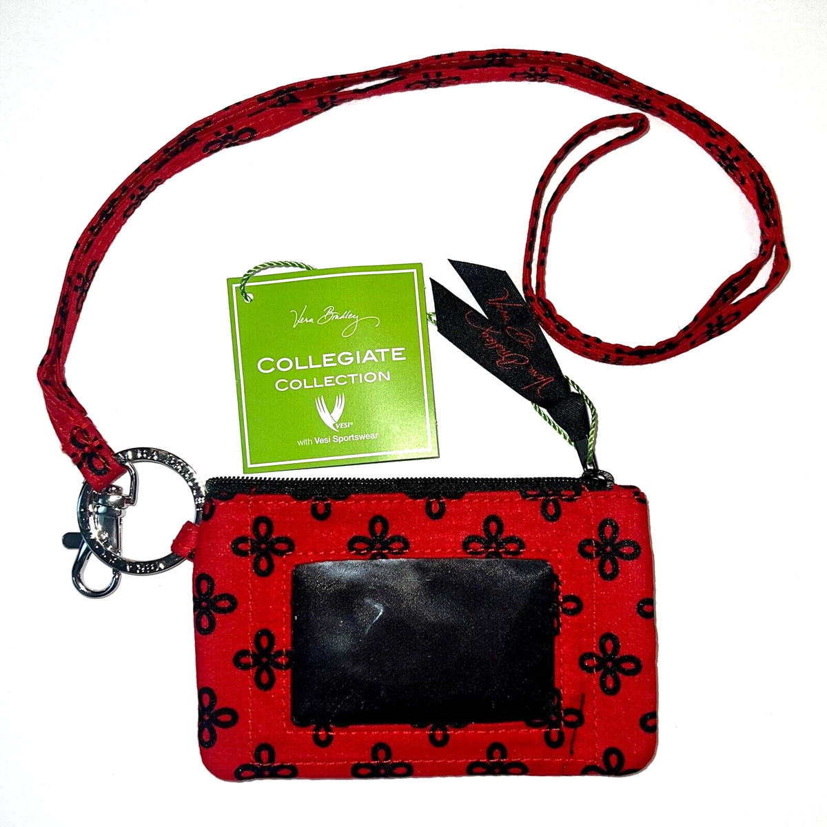 Vera Bradley ZIP ID LANYARD SET Georgia Bulldogs UG University