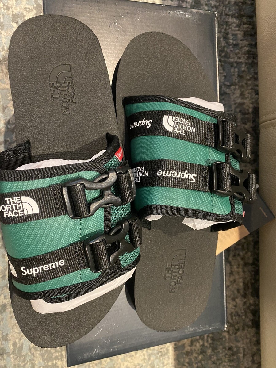 Supreme x The North Face Trekking Sandal - Dark Green - Size Supreme x The North Face Trekking Sandal - Dark Green - Size