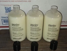 SEALED! 3 PK Philosophy Purity Made Simple One-Step Facial Cleanser 12 oz. EACH!