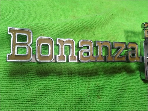 1973 -1980 BONANZA 20 Emblem Vintage Original OEM | eBay