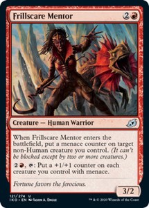 Frillscare Mentor x4 - Ikoria: Lair of Behemoths - NM-Mint, English - Ikoria: La
