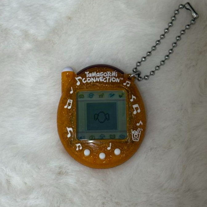 Tamagotchi connection 20th anniversary orange juice Bandai