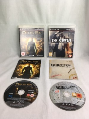 Deux Ex Human Revolution Limited Edition & Bureau Xcode Declassified Ps3 Spiele