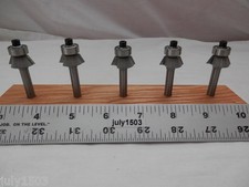 (5) 3/4" D 25° Chamfer/Trim Carbide Tip Router Bit Bearing degree qw