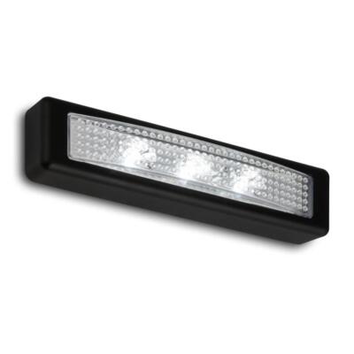 Briloner LED Push-light schwarz 3xLED/0,06W
