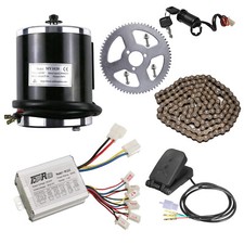 24V 500w Brush Motor Kit Controller Ebike Go Kart Quad Scooter E100 E200 E300