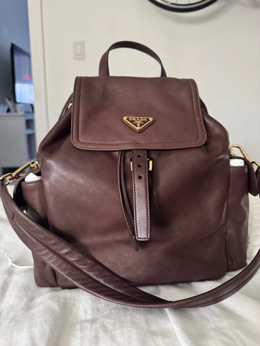 PRADA Backpack Brown Bags & Handbags for Women for sale | eBay