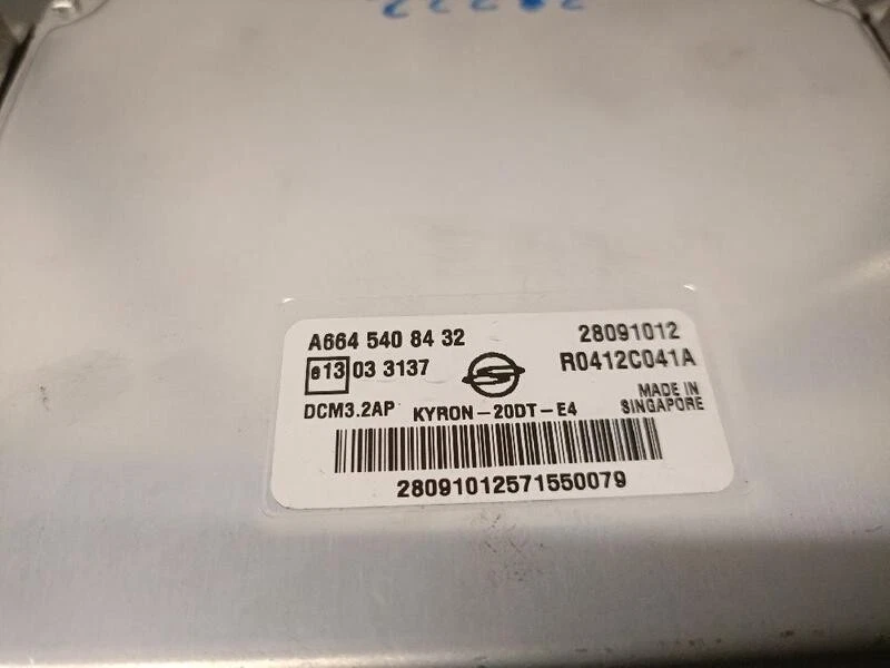 A6645408432 centralita motor uce para SSANGYONG KYRON 2.0 XDI 2005 5475865 - Immagine 4 di 4