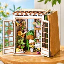 Rolife Book Nook Kit DIY Miniature Dollhouse Kit for Adults to Build Toys Gifts