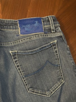 Jacob Cohen Jeans Herren W35 Blau Slim  Type 688 C. NP 385  (h39)