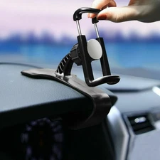 Black Car Dashboard Holder HUD Mount Clip Accessories For Mobile Phone GPS